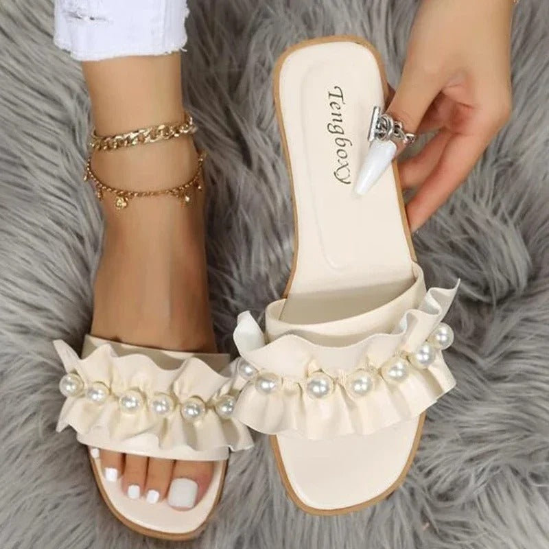 Amara Pearl slider sandal