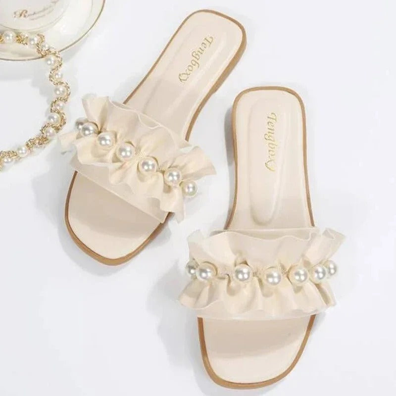 Amara Pearl slider sandal 