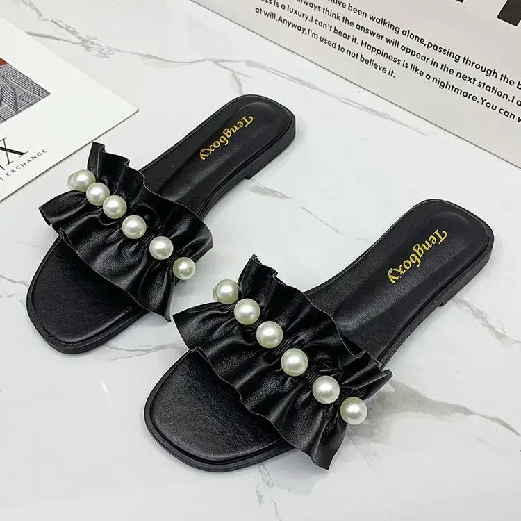 Amara Pearl slider sandal 