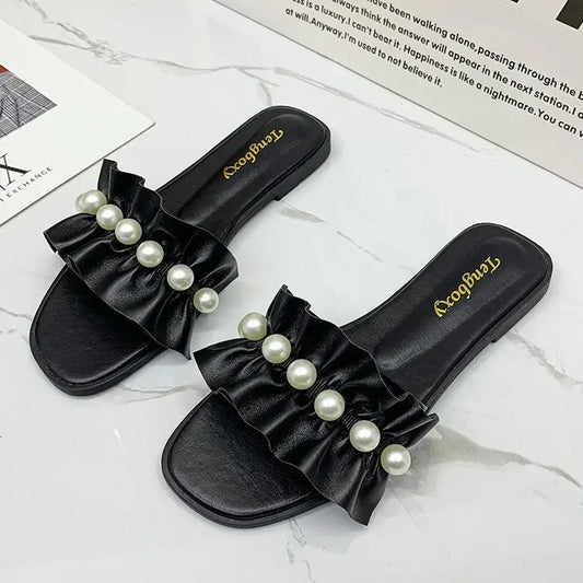 Amara Pearl slider sandal 