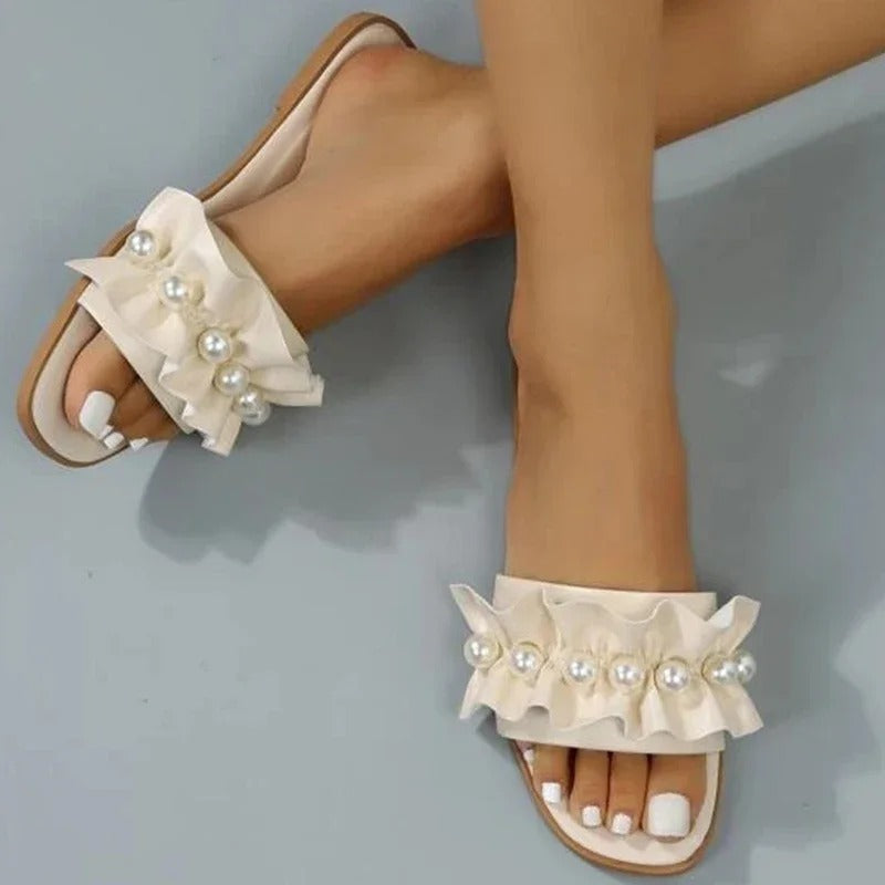 Amara Pearl slider sandal 