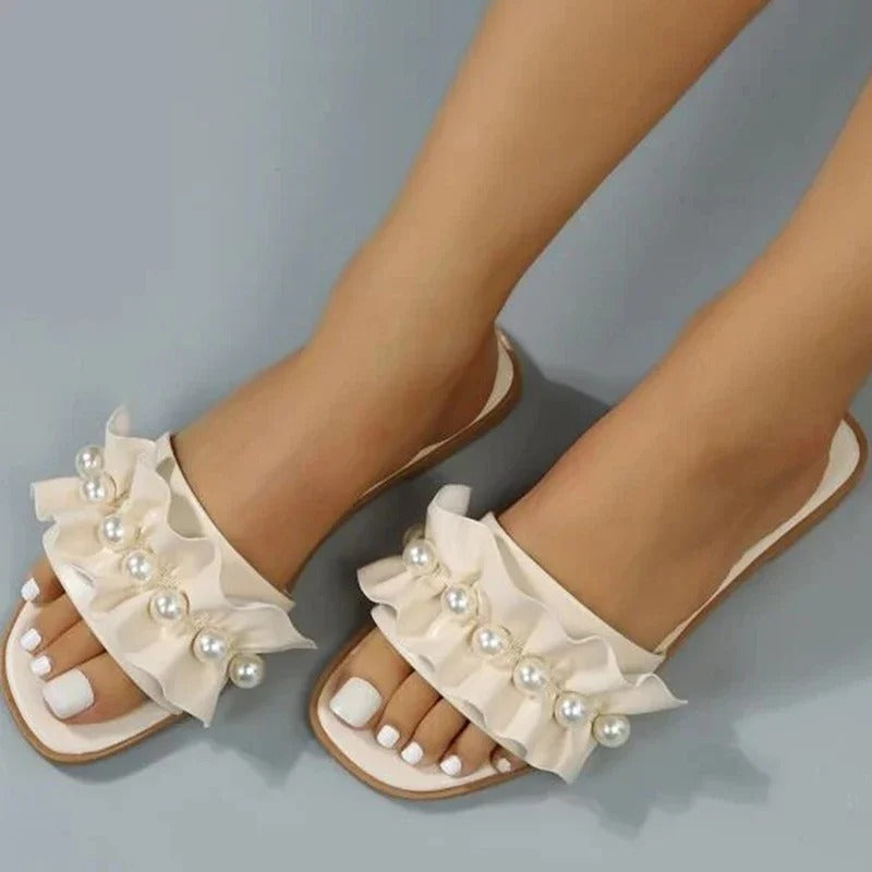 Amara Pearl slider sandal 
