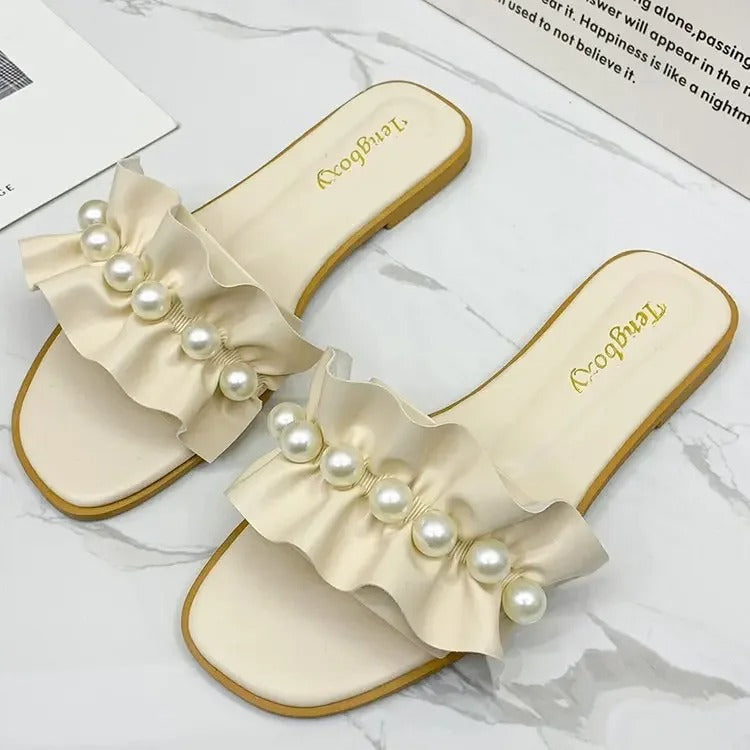 Amara Pearl slider sandal 