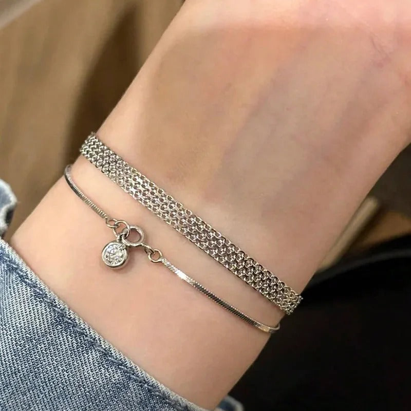 Exquisite web mesh bracelets for women