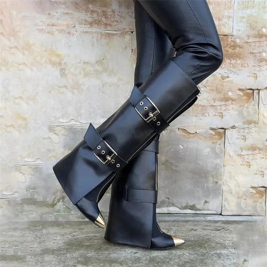 Ranea Bolt – High boots with metal elements