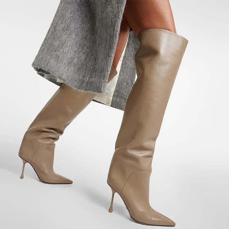 Avera High – Over-the-knee boots with stiletto heel 