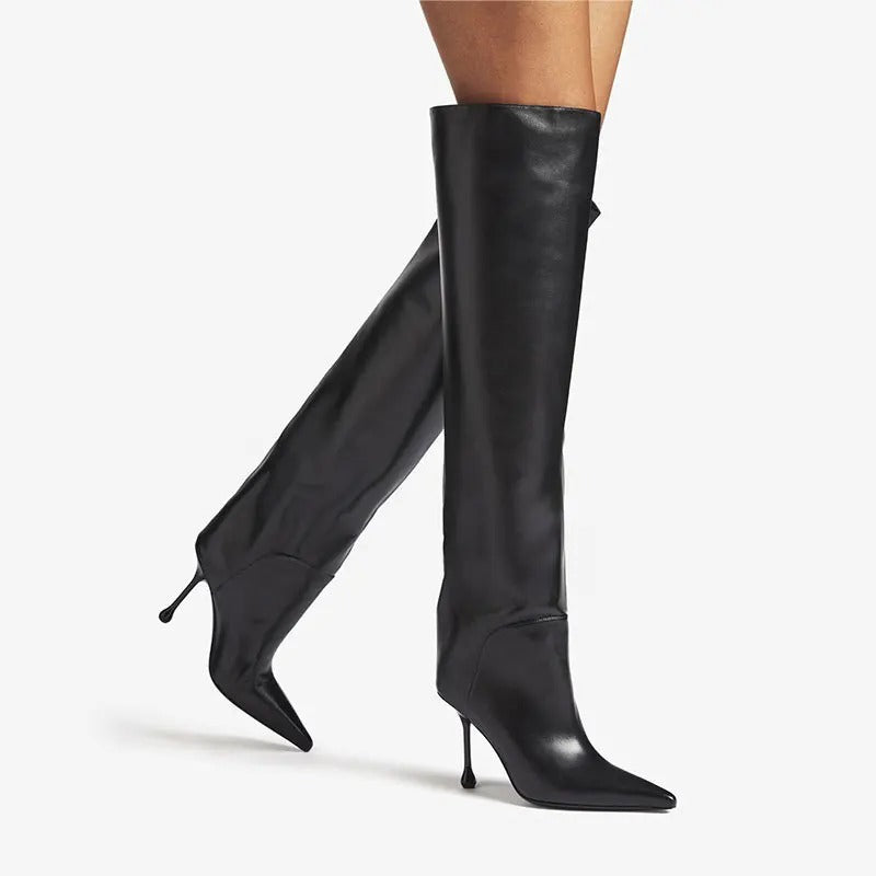 Avera High – Over-the-knee boots with stiletto heel 