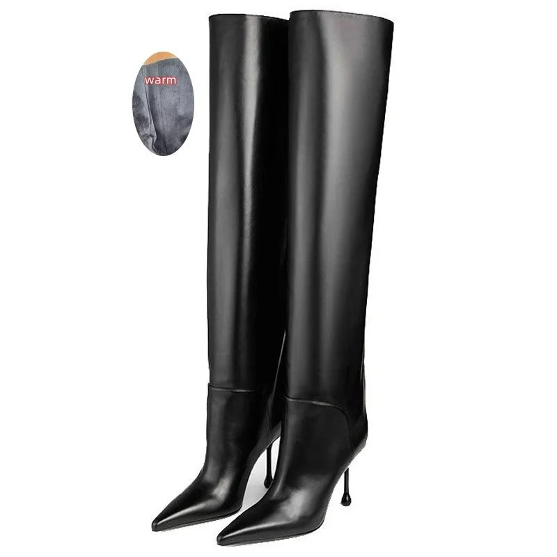 Avera High – Over-the-knee boots with stiletto heel 